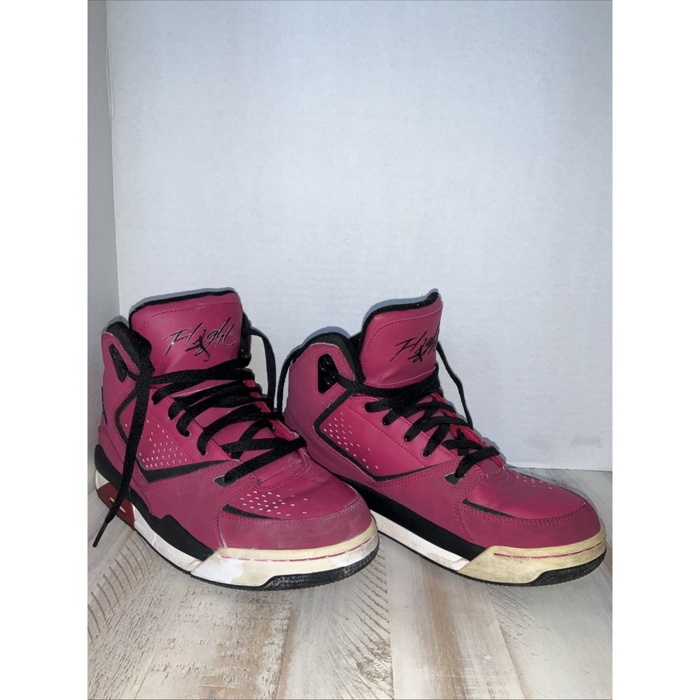 Nike Air Jordan Flight 459856-609 Pink Maroon 2011 Sneakers Size 7Y
